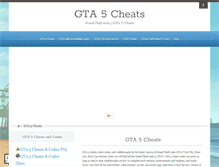 Tablet Screenshot of cheats-gta5.com